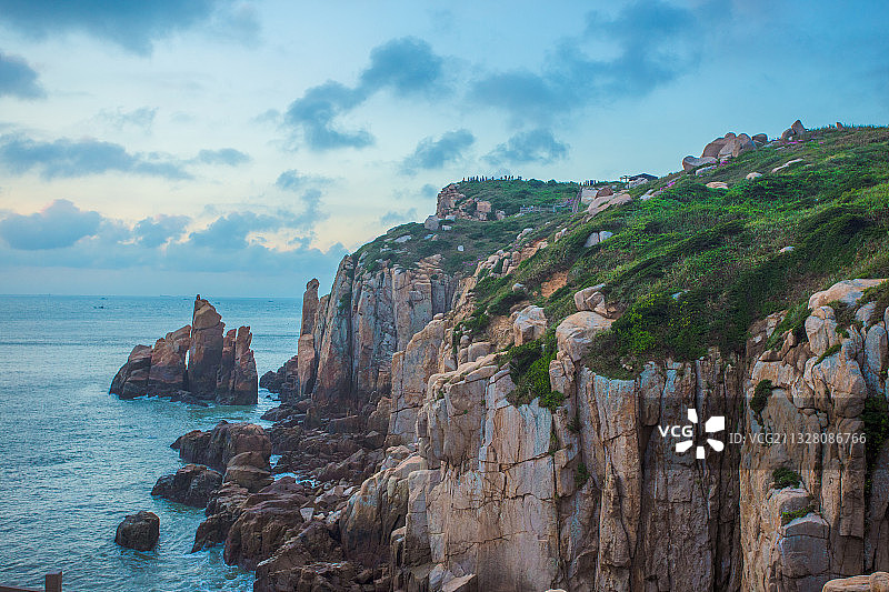 三浙江省平阳县鳌江口南麂岛南麂三盘尾自然保护区海山南己图片素材