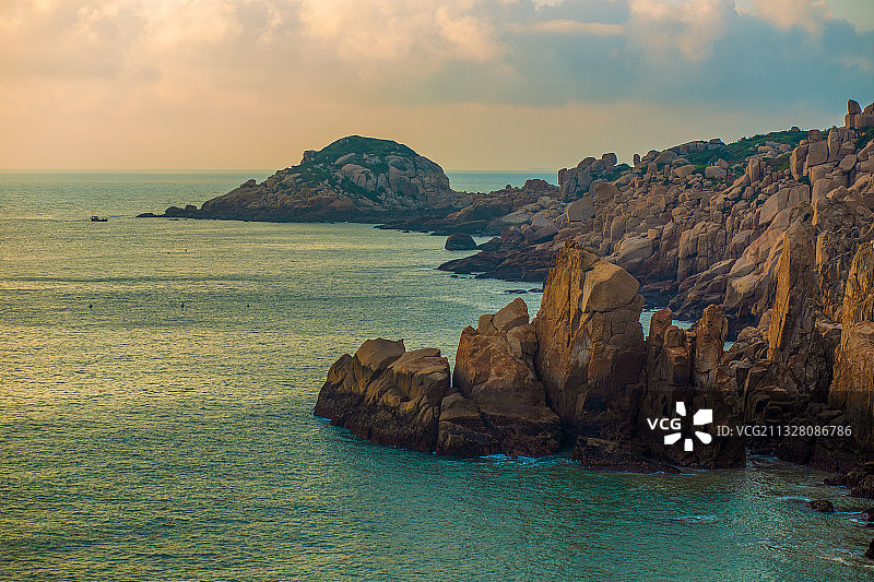 三浙江省平阳县鳌江口南麂岛南麂三盘尾自然保护区海山南己图片素材