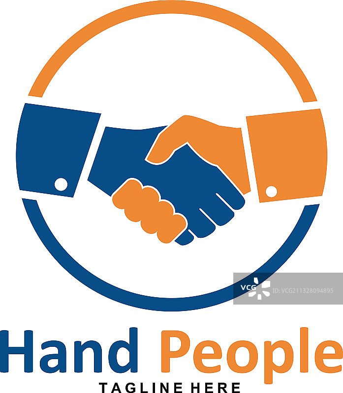 交易人物Logo模板设计图片素材