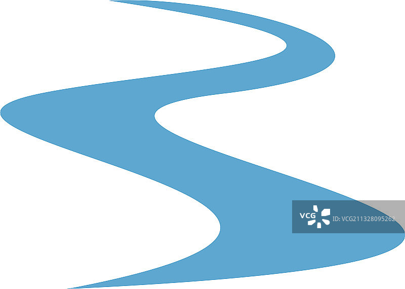 河流Logo模板图标和符号图片素材