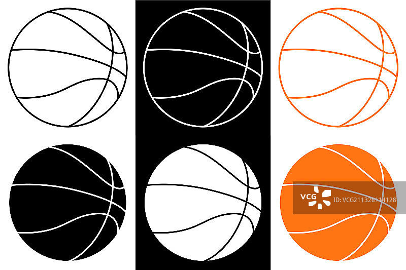 篮球图标、团队运动图片素材