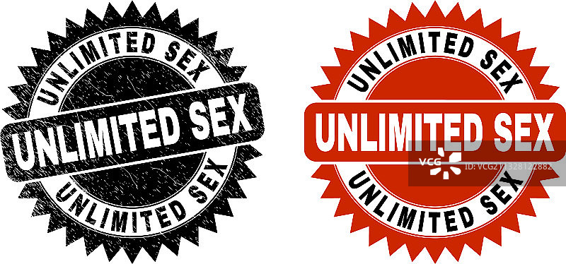 不限次数的黑色花结印章图片素材