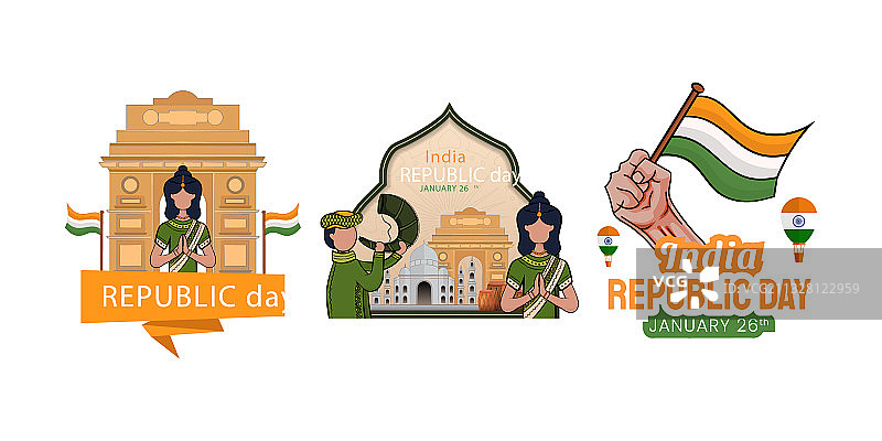 印度共和国日图片素材