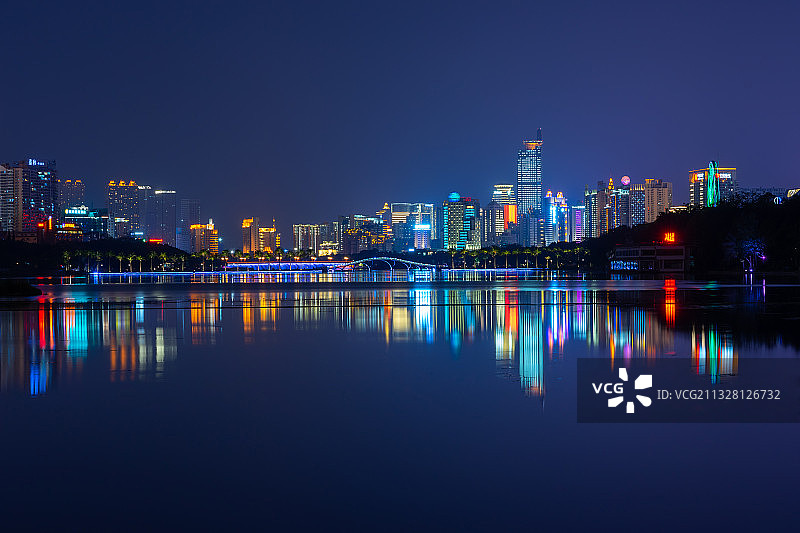 南湖之夜图片素材