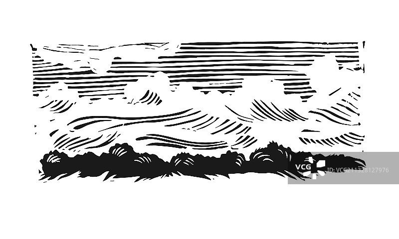 亚麻油毡风景自然图片素材