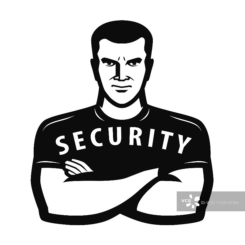 保安符号保护概念图片素材