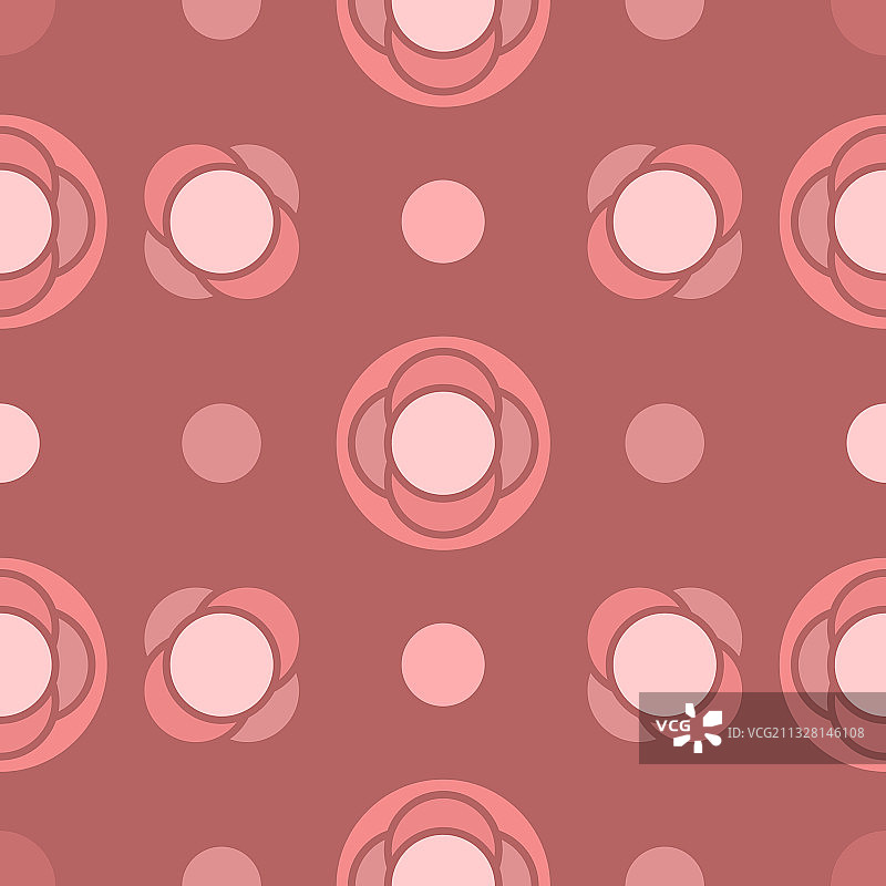 几何粉色简约花卉图片素材