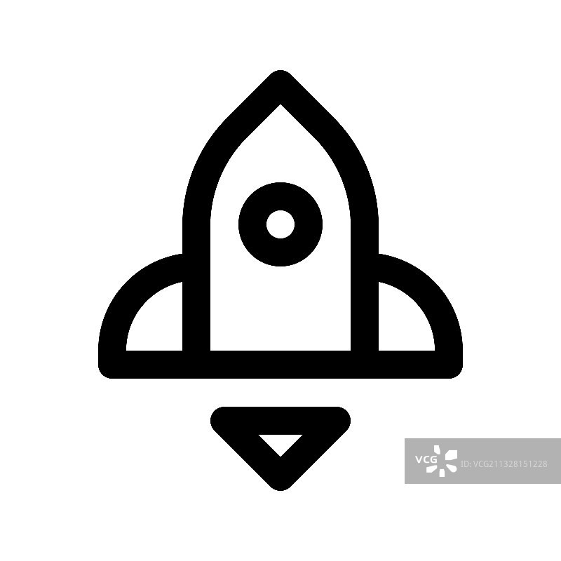 加速或助推器火箭图标图片素材