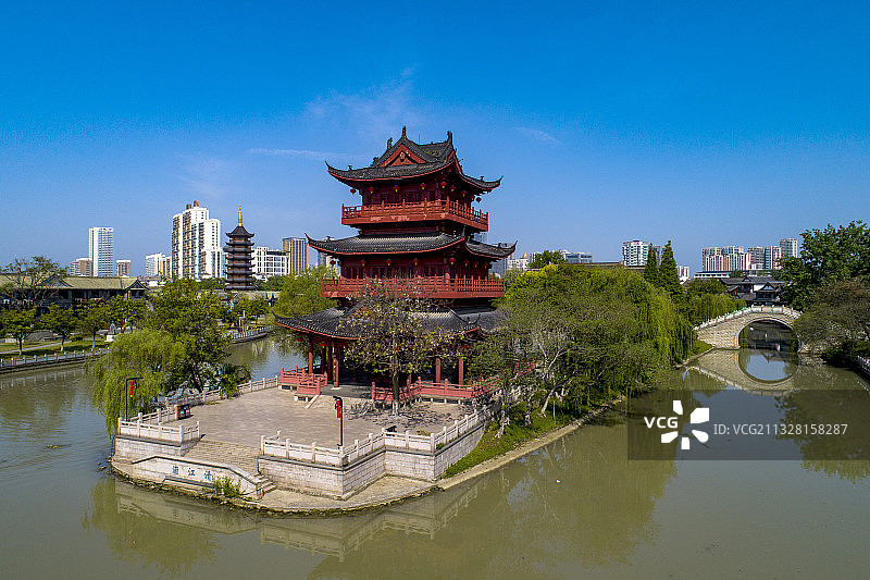 江苏省淮安市里运河文化长廊图片素材