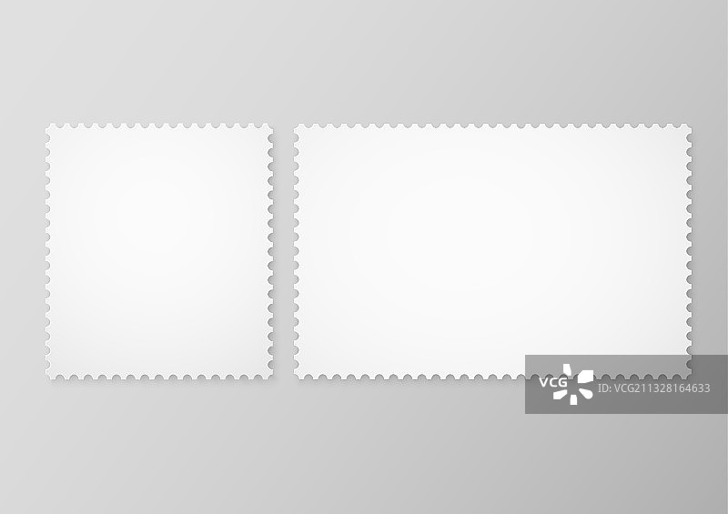 空白邮票套装图片素材