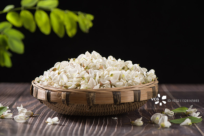 洋槐花美食食材图片素材