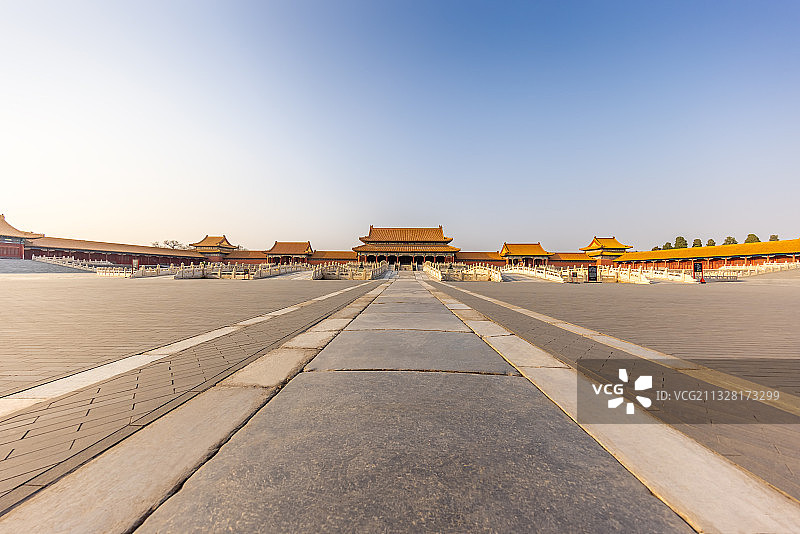 北京故宫太和门广场图片素材