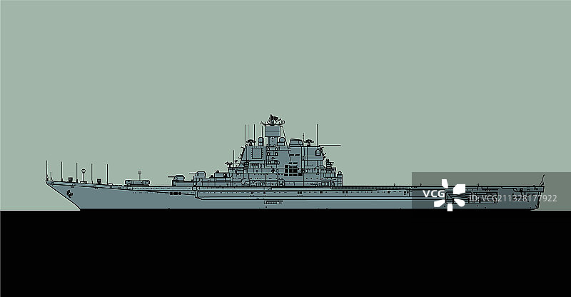 苏联11434型重型航空母舰图片素材
