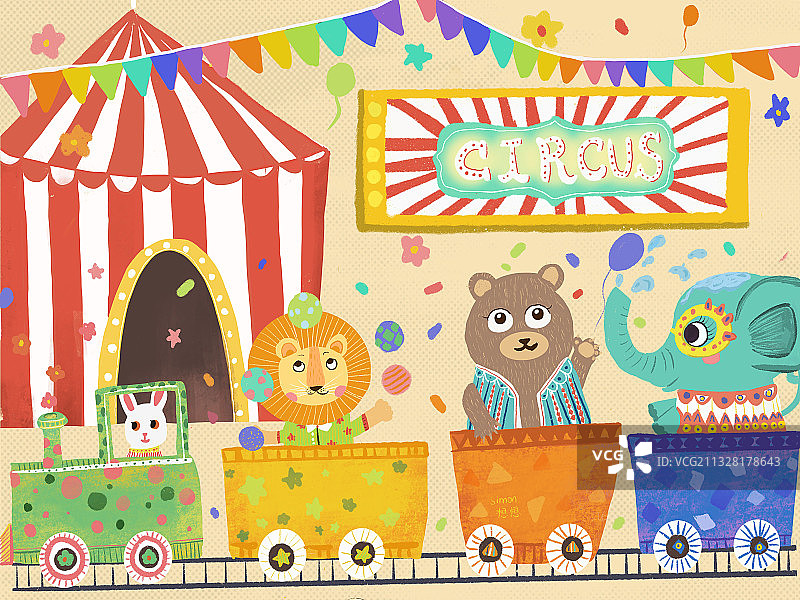 动物马戏团图片素材