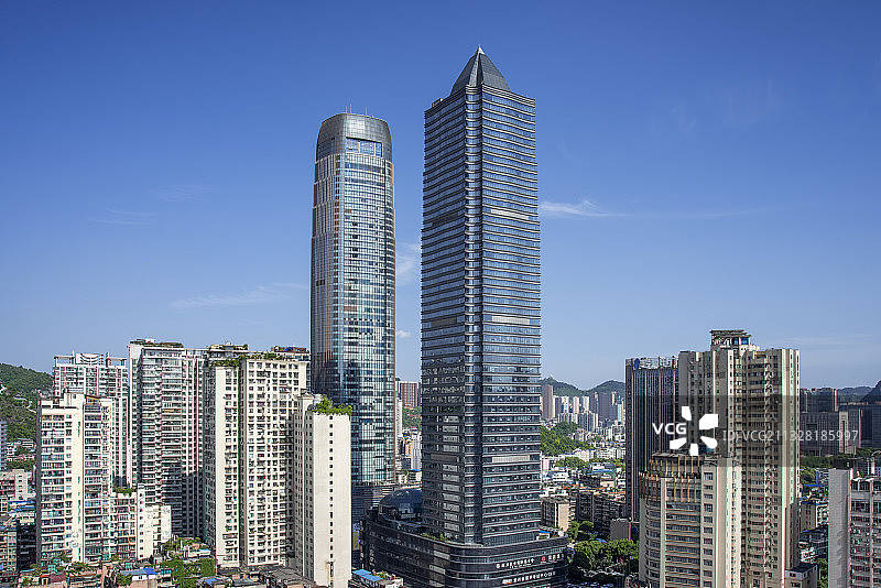 贵阳市亨特索菲特酒店与凯宾斯基大厦图片素材
