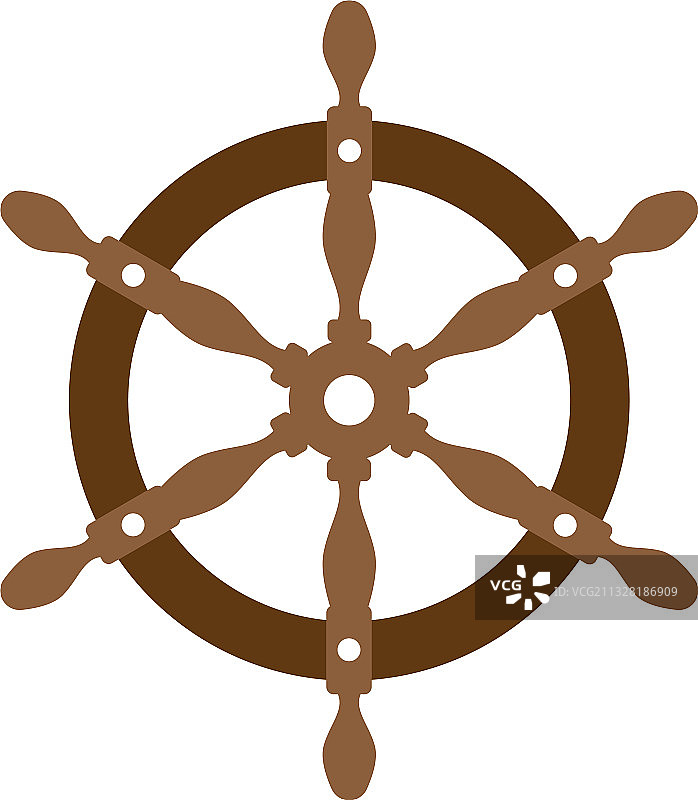 船舵图标设计模板图片素材