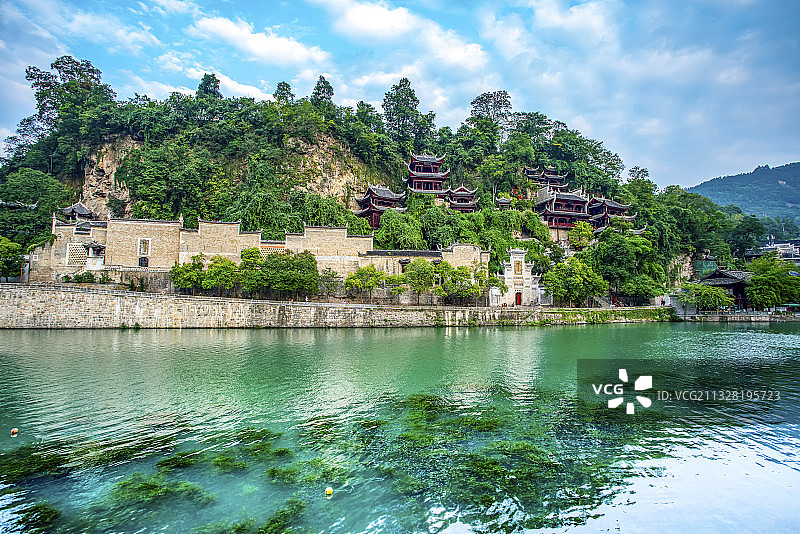 贵州镇远古城风光图片素材