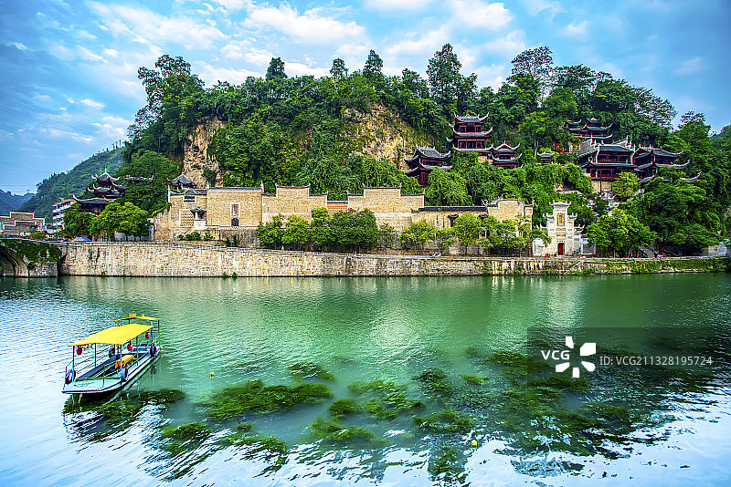 贵州镇远古城风光图片素材