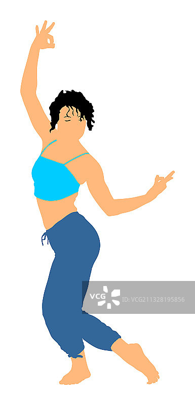 女性瑜伽姿势图片素材