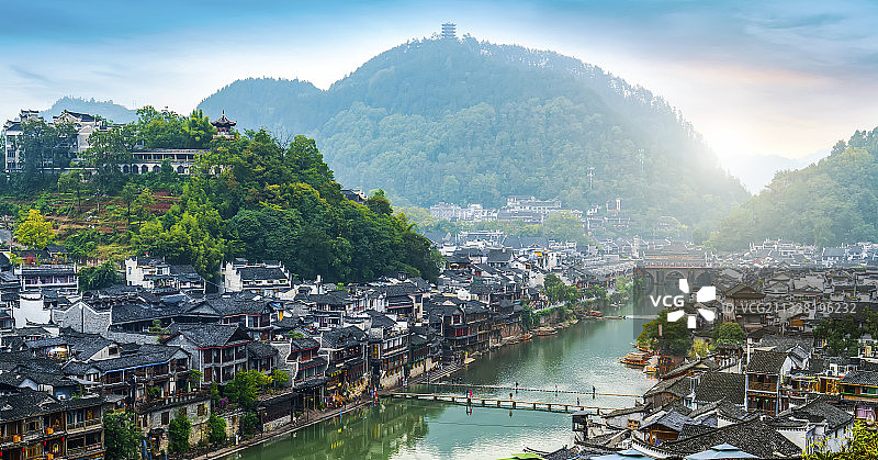湖南凤凰古城风光图片素材