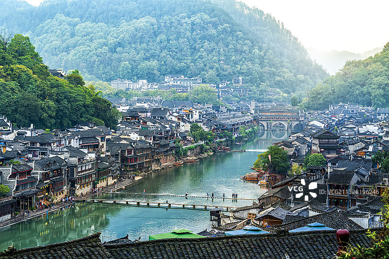 湖南凤凰古城风光图片素材