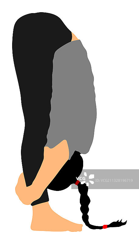 女性瑜伽姿势图片素材