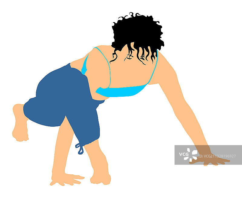 女性瑜伽姿势图片素材