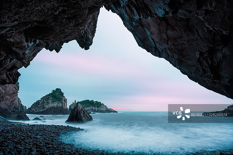 浙江省宁波象山花岙岛石林图片素材