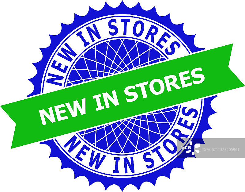 商店新品双色干净花结模板图片素材