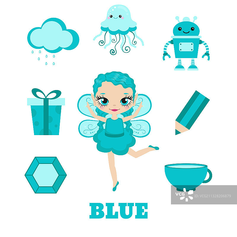 卡通仙女角色素材图片素材