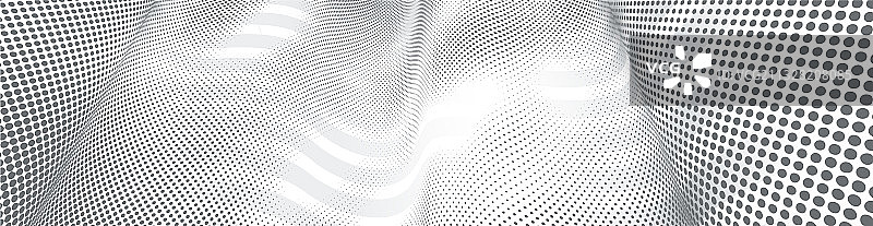 抽象单色点状纹理和线条图片素材