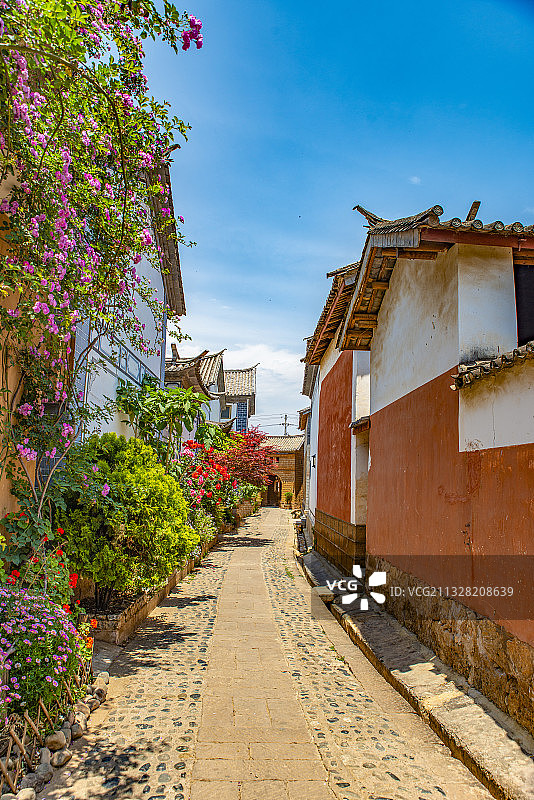 云南大理剑川县沙溪古镇图片素材
