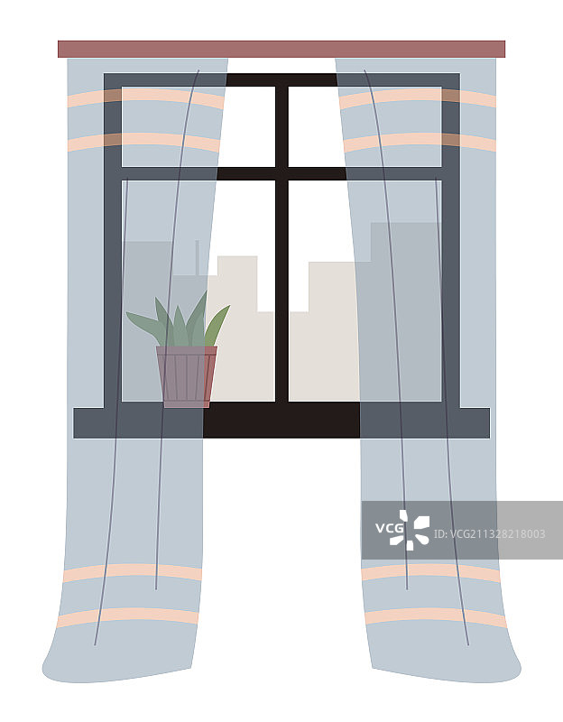 客厅窗户图片素材