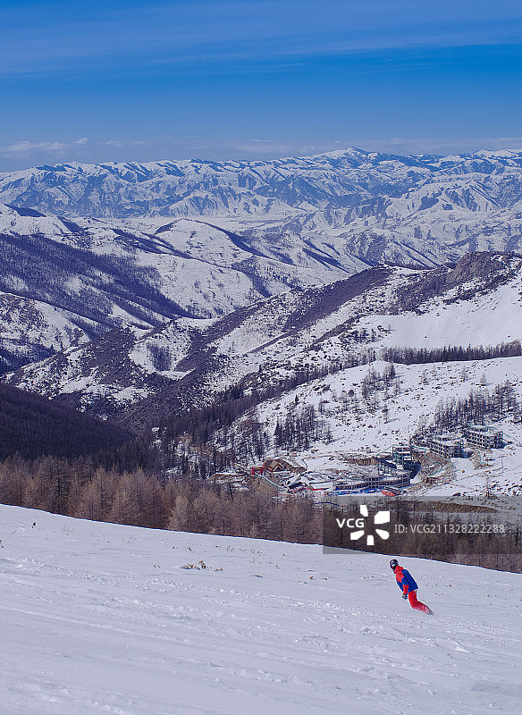 可可托海滑雪场图片素材