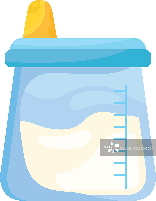 扁平风格奶瓶图片素材