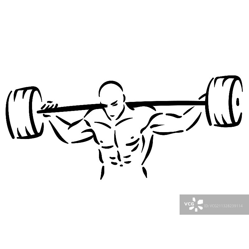 在健身房展示肌肉的健美健身男士图片素材