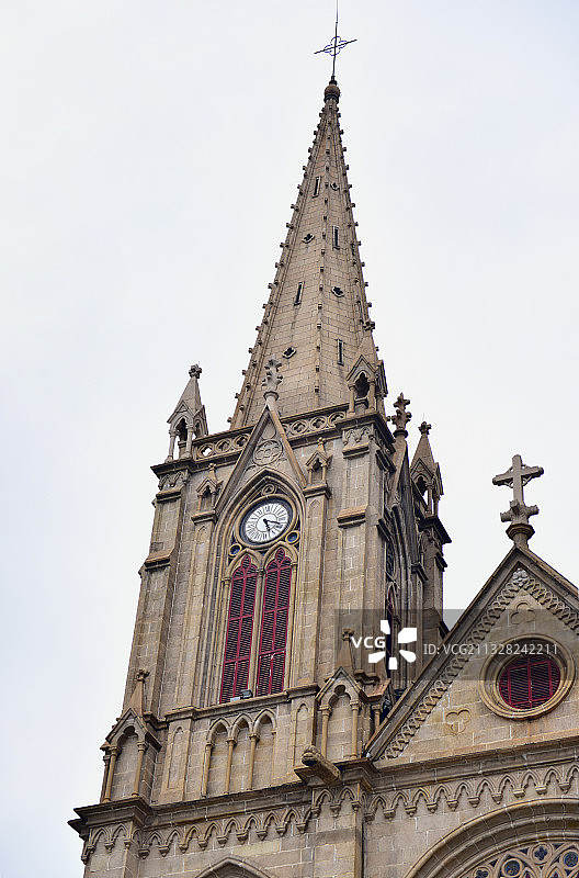 广东省广州市越秀区石室圣心大教堂图片素材