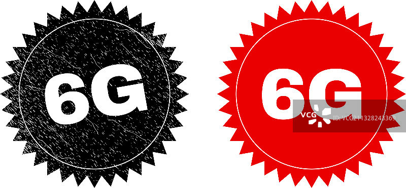 6g黑色花形印章，纹理粗糙图片素材