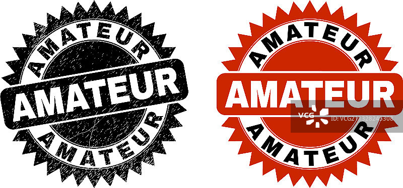 业余黑色花结水印，带划痕图片素材