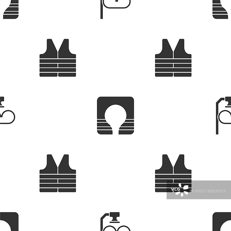 潜水面罩呼吸管救生衣套装图片素材