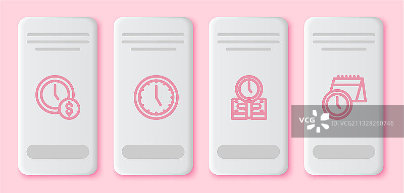 时间和金钱时钟日历图片素材