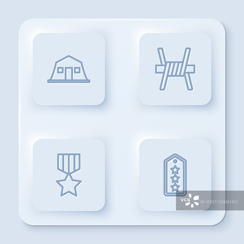 军营铁丝网奖励图片素材