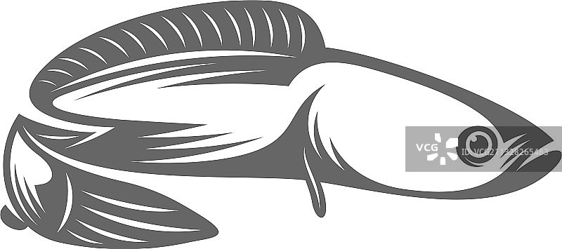 鱼软木塞Logo创意设计图片素材