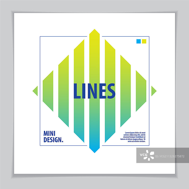 简约宣传单小册子年度报告封面图片素材