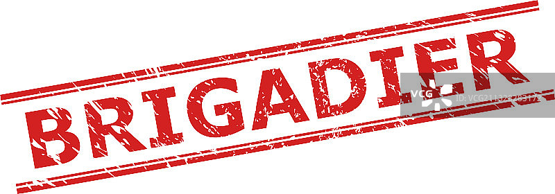 不干净风格的双线准将印章图片素材