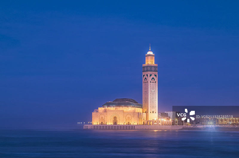 摩洛哥卡萨布兰卡哈桑二世清真寺图片素材