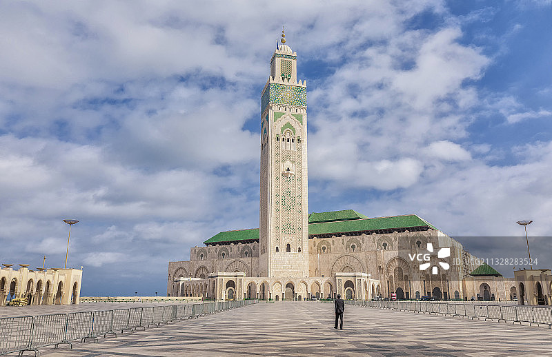 摩洛哥卡萨布兰卡哈桑二世清真寺图片素材