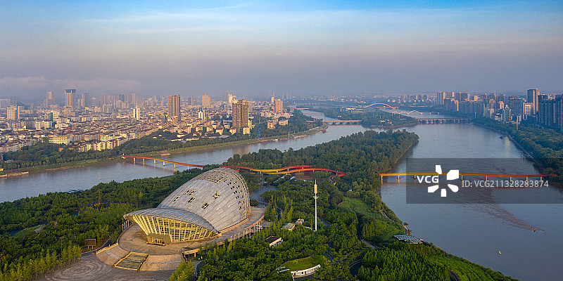 金华中国婺剧院风光图片素材