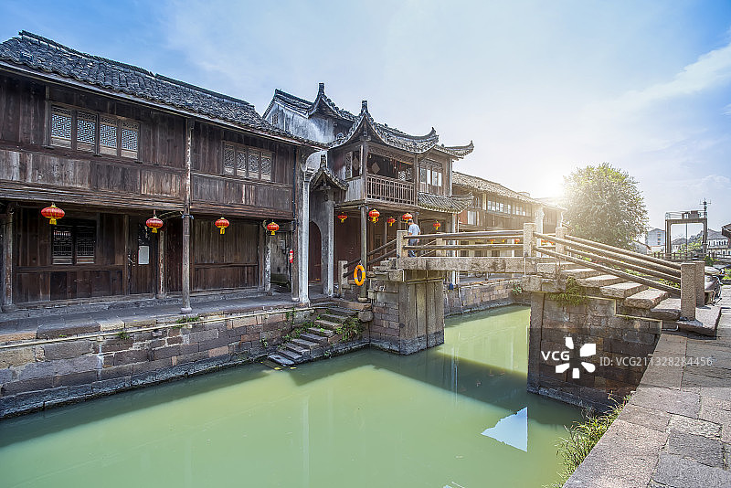 浙江德清新市古镇风光图片素材