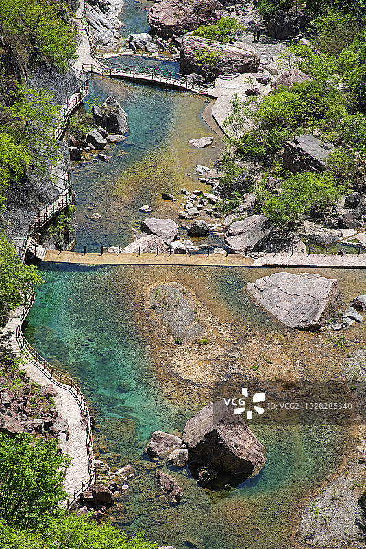 “中原九寨沟”河南“宝泉秘境”旅游度假区图片素材